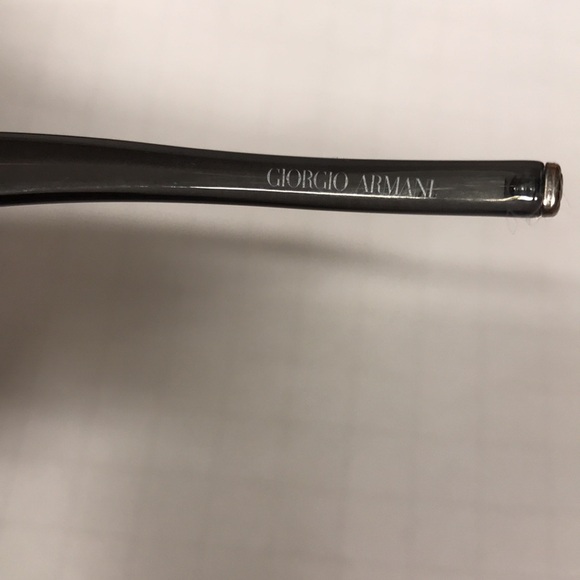 GIORGIO ARMANI SUNGLASSES vintage dust bag ,case original set grey ombré GA logo - Picture 10 of 16